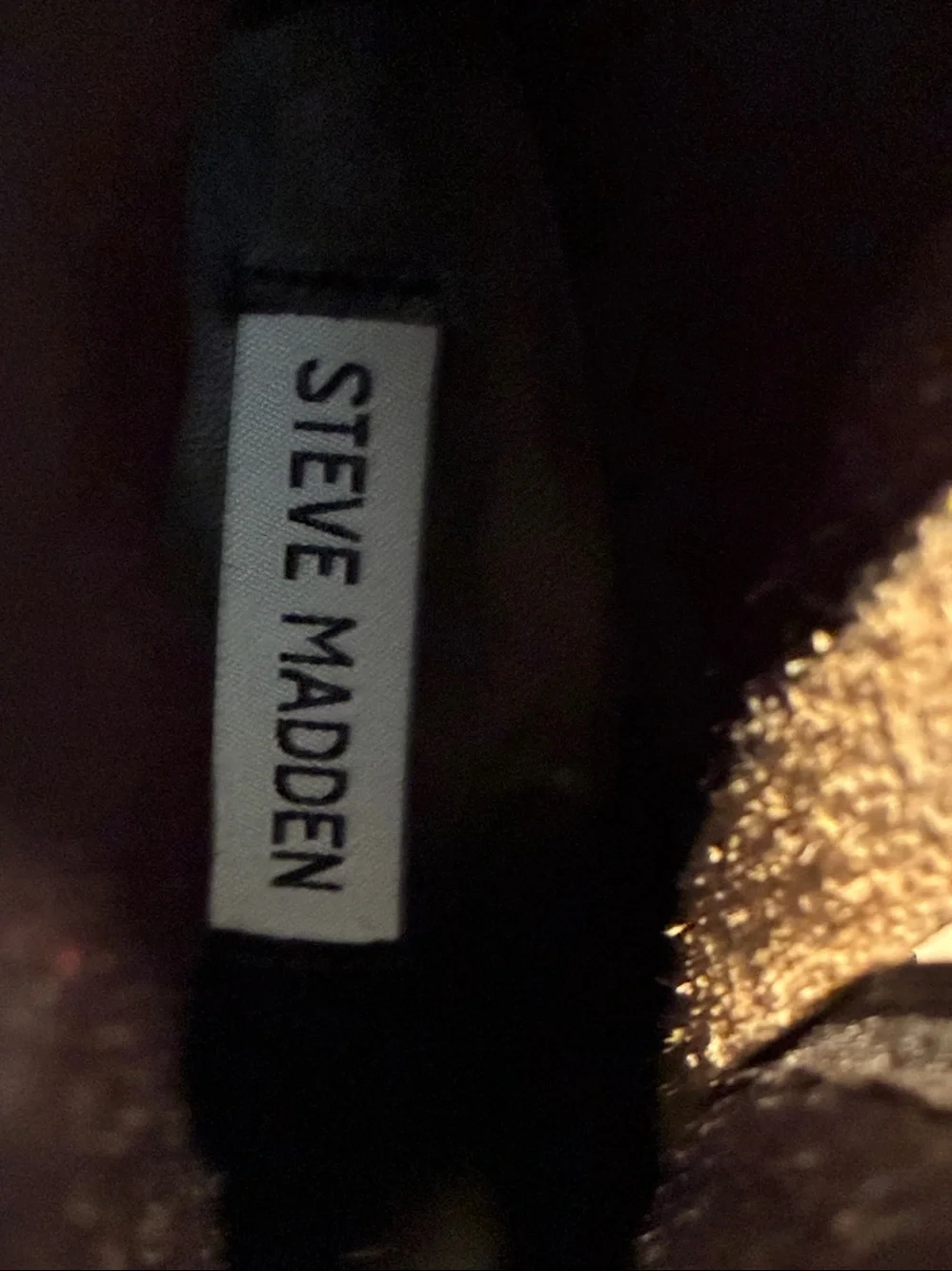 STEVE MADDEN ALSTON boots- animal print